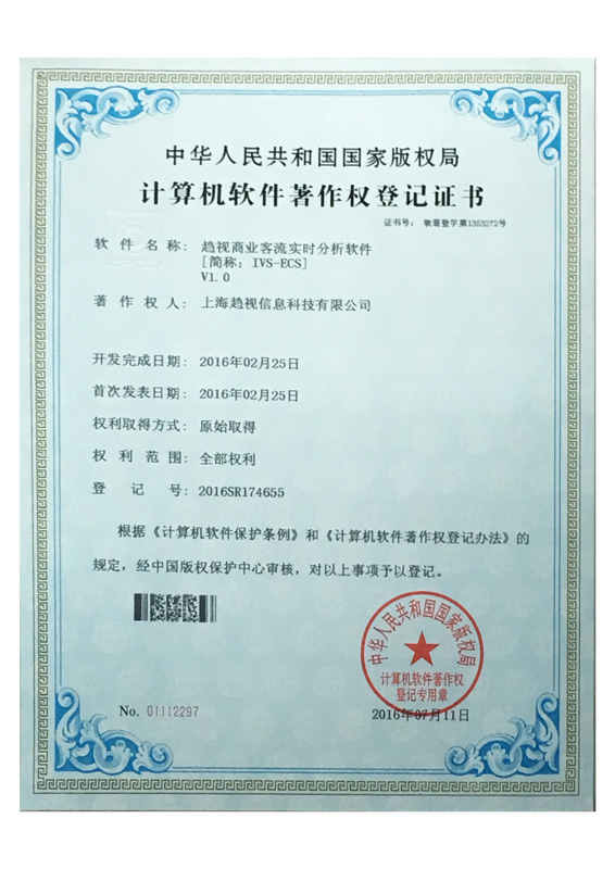 Commercial Passenger Flow Certificate